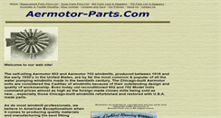 Desktop Screenshot of aermotor-parts.com